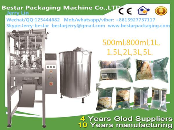 Sauce  Vinegar  Yellow Wine Automatic Liquid Packing Machine bestar packaging machine