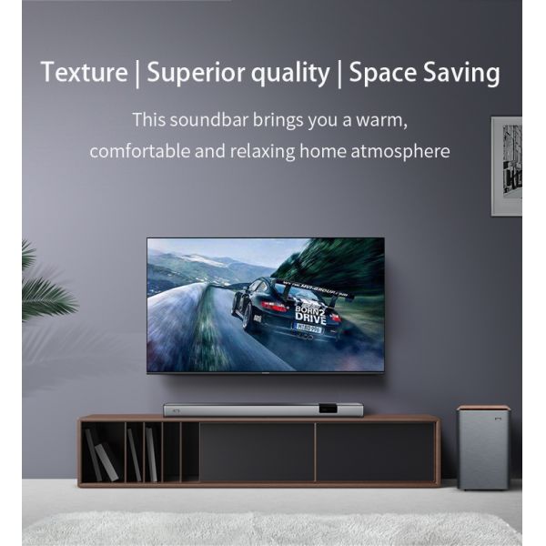 TV DSP Remote Control TV Speakers 2.1 Channel Blue Tooth Gaming Theater System Subwoofer