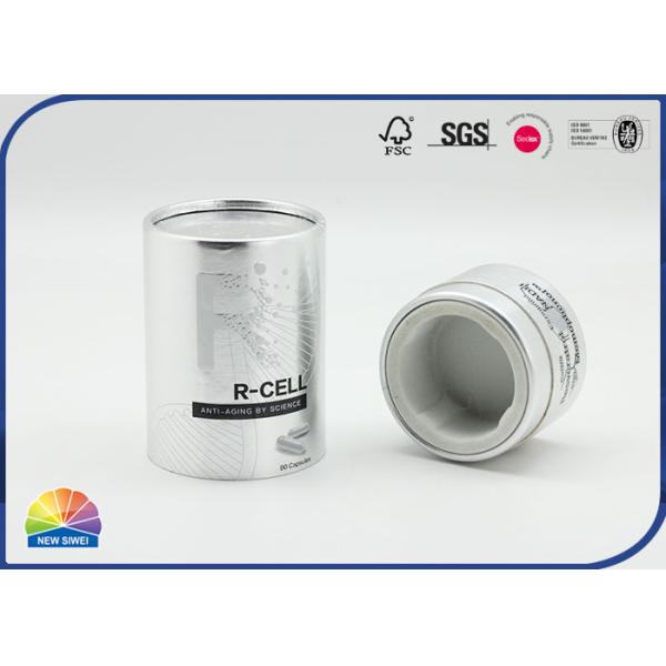 Трубка бумаги карты логотипа выбивая серебряная упаковывая для закуски