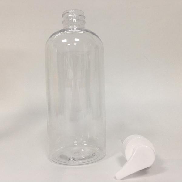 PETG Pump Bottle 20/410 Spec for Cosmetics Shampoo - Customizable Logo Design