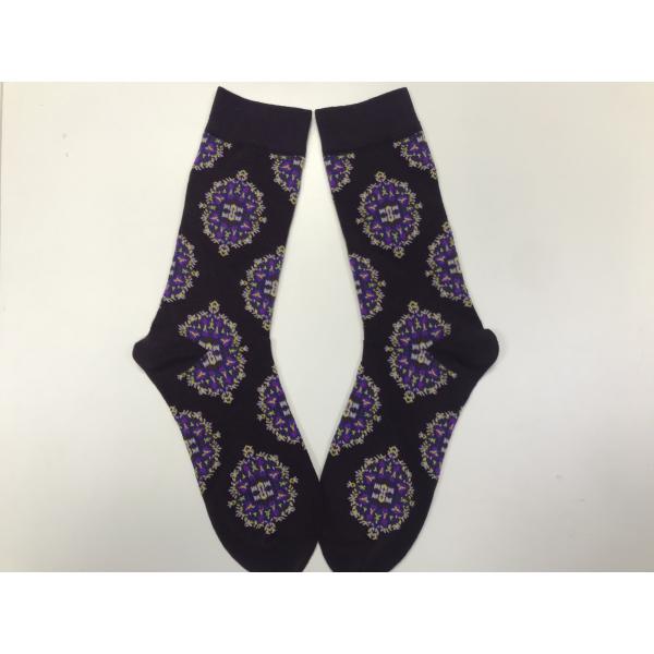 Men Casual Thin Non-slip Printing Long Socks Mens Custom Socks High CREW