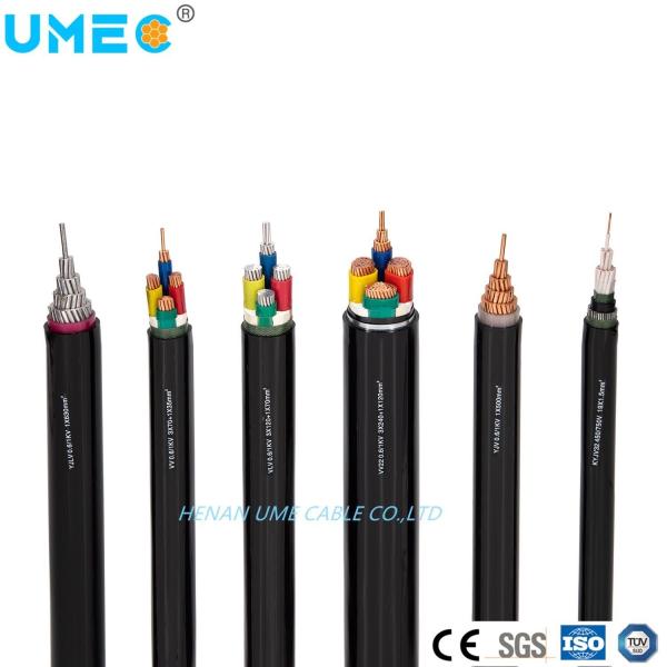 Cable de alimentação LV isolado de PVC, de condutor de cobre em lata direta, para linha eléctrica subterrânea