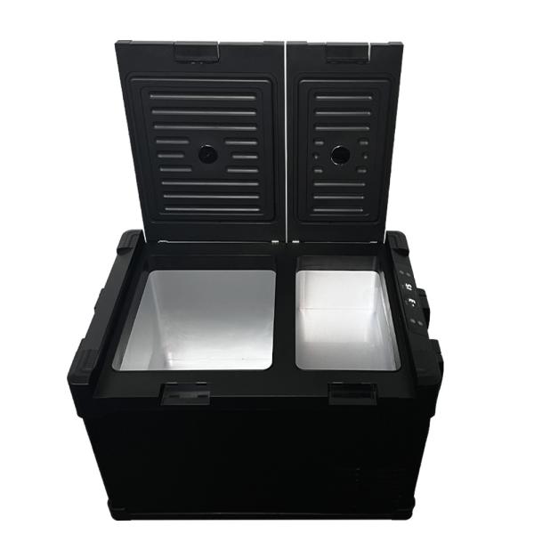 12v DC Compressor Portable Mini Freezer 45L Capacity Ideal for Road Trips and Camping