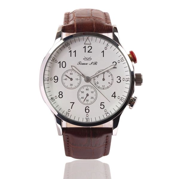 Men's Quartz Watch – Japanese Miyota PC21 Movement | Leather Strap - OEM/ODM Wholesale Supported