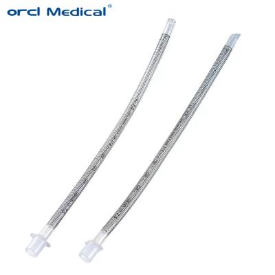 Tubos endotraqueais blindados descartáveis para uso médico, algemados ou não