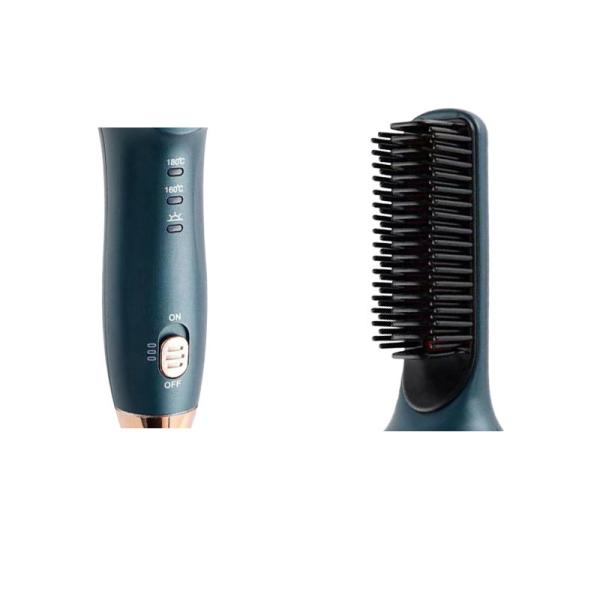 Daily Styling Electric Straightening Brush With Light Voltage For Natural Shiny Hair