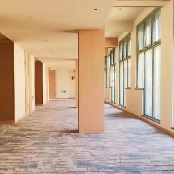 100% Nylon Rectangle Wall to Wall Carpet for Fireproof Commercial Flooring in Hotels