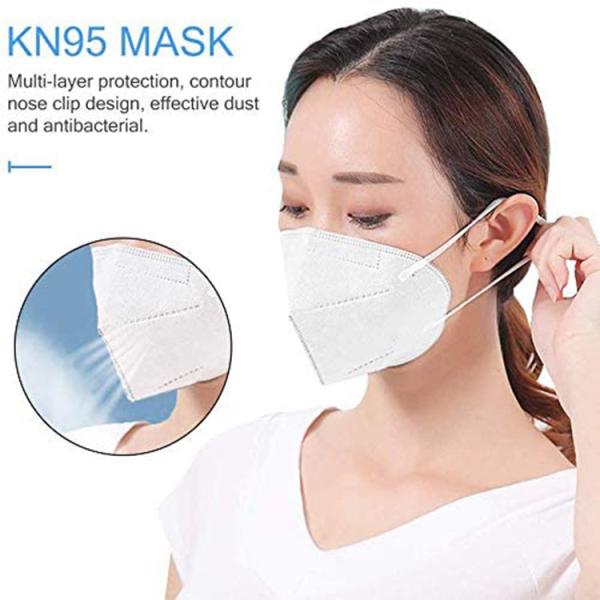 4 - Ply N95 Face Mask Disposable Safety N95 Dust Mask Elastic Ear - Loop