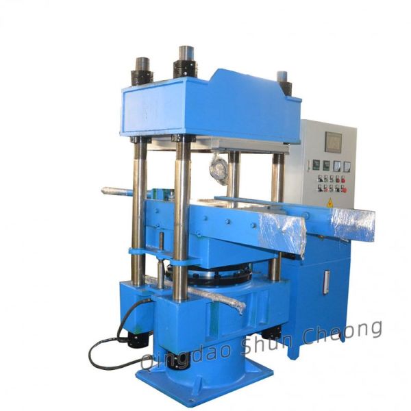 Column-type Flat Plate Vulcanizing Machine with 2-4 Working Layers, 35# Steel Plates, and Automatic Control