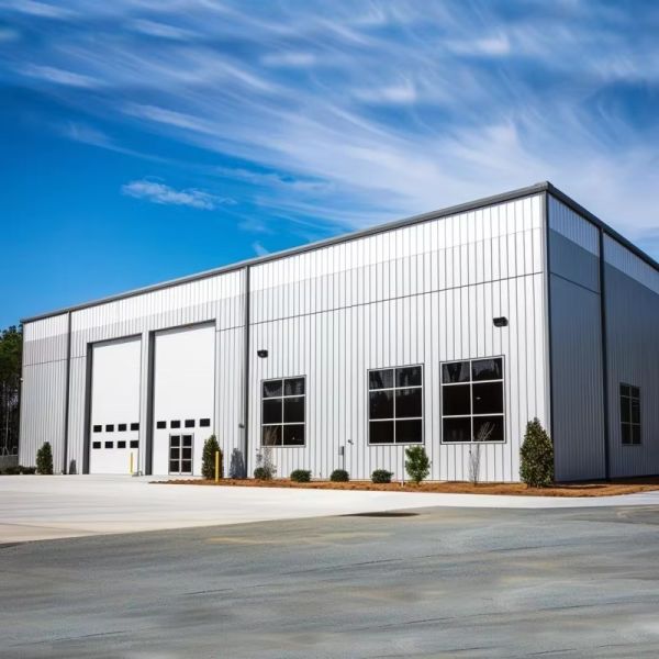 Prefabricated Steel Building Q235 Q355B Steel Frame 4m To 15m Height Range For On-Site Assembly