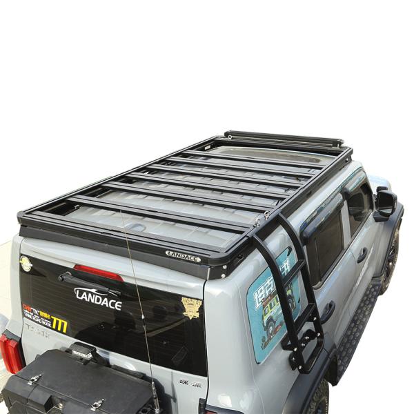 Black 4X4 Aluminum Alloy Low Profile Luggage Tank 300 Accessories Roof Rail Rack for GWM