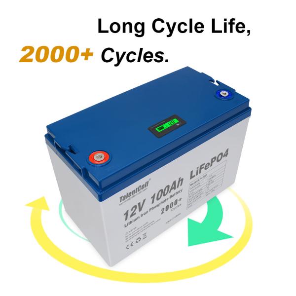 Lifepo4 Golf Battery Solar RV Rechargeable 100ah 12v lithium lifepo4 battery