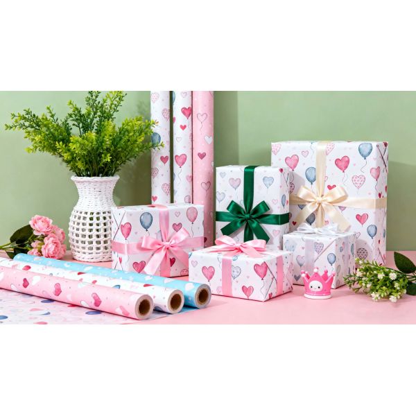 Custom Wholesale Greaseproof Disposable Recyclable Double Side gift packaging paper