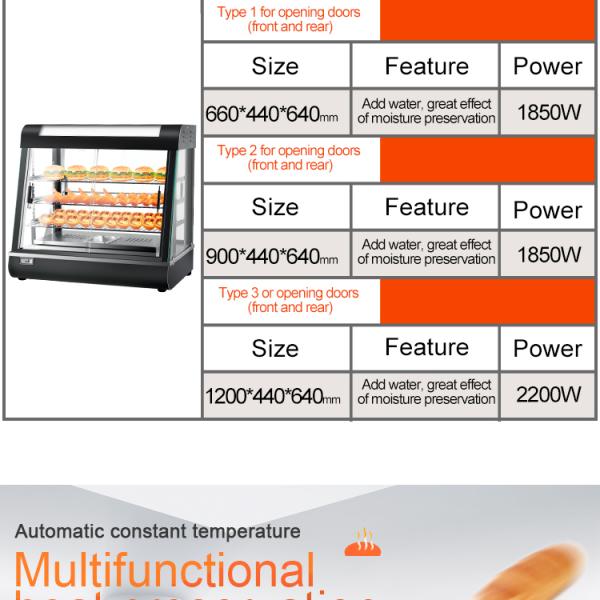 Дисплей с светодиодным освещением 660x440x630 мм