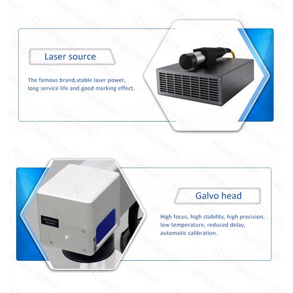 Мини гравировальный станок маркировки лазера волокна 20w для алюминия металла