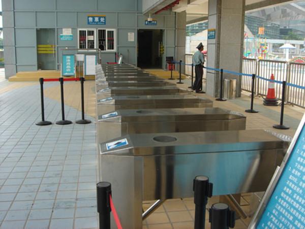 Código de barras da segurança do pedestre RS485/torniquete para a área de turista, museu do varredor código de Qr, entrada do cinema