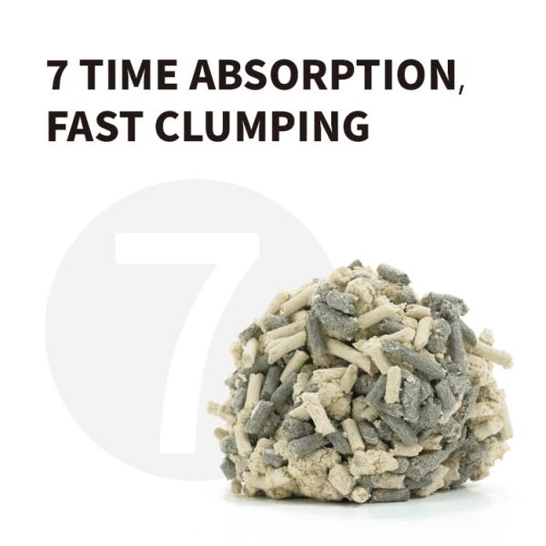 1.5-2mm Dust Free Tofu Cat Litter with Original Fragrance and Strong Clumping Ability