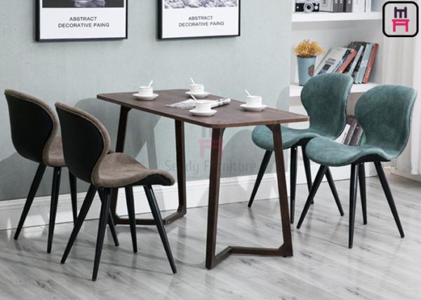 O restaurante do metal da forma de S preside a cor personalizada estofada couro do coxim