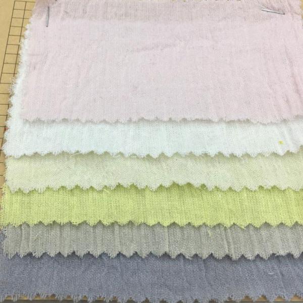 Breathable помытый финиш ткани 100% хлопок марли двойника муслина точный