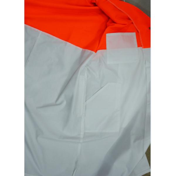 Food Dust Safety Protective Clothing Two Tone Color With Metal Snaps