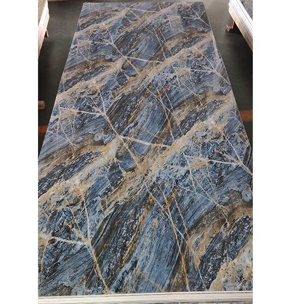 1220x2400mm 1220x2800mm Hoja de mármol UV para estilo de diseño moderno y 25 años de vida útil