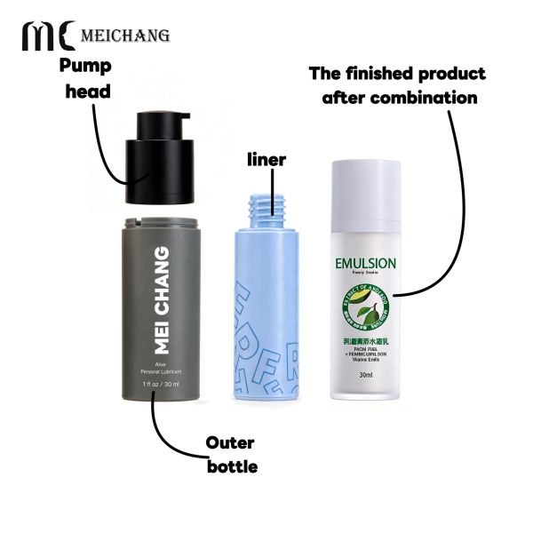 15ml 30ml 50ml Rotary Pump Acrylic Airless Bottle(MC-250)