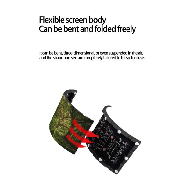 Immersive Flexible Curved LED Videos Walls Display 3D Interactive Tunnel LED Screen