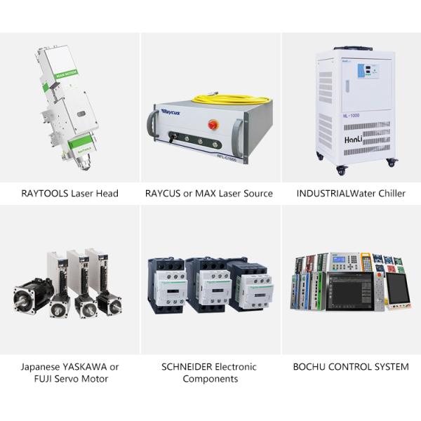 Автомат для резки лазера волокна трубки 1000w металла