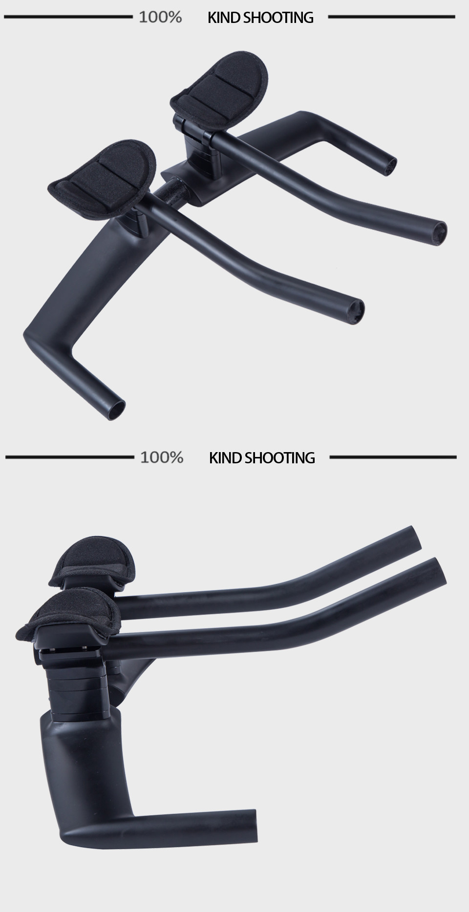 Aero Handlebar TT велосипеда триатлона волокна углерода интегрировал Handlebar углерода