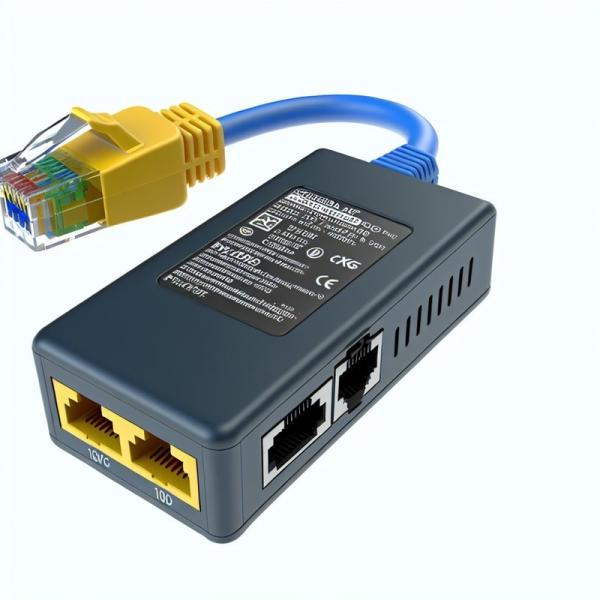 IEEE802.3af RJ45 TYPE-C Cable 12v 24v 48v POE Splitter Power Over Ethernet Adapter