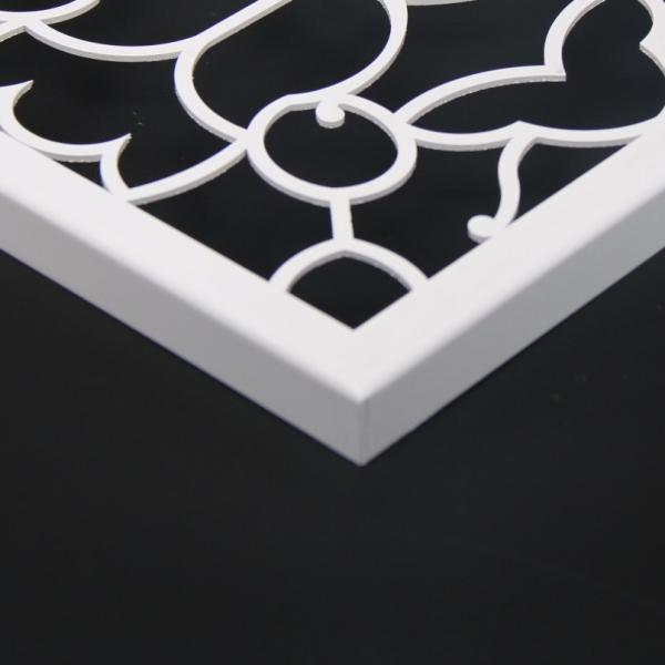 Panel de chapa de aluminio para exteriores, blanco, resistente a la corrosión y antiestático, que utiliza paneles metálicos