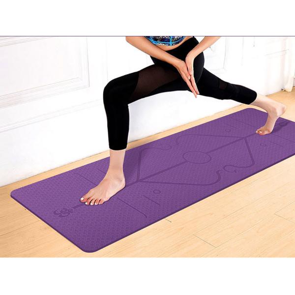 TPE Posture Line 6mm Carpet Non Slip Yoga Mat For Beginner Environmental Fitness Gymnastics Mats