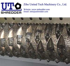 large output capacity -Single Shaft Crusher S66150 automatic Plastic, tire, wood, metal, cable shredding machine crusher