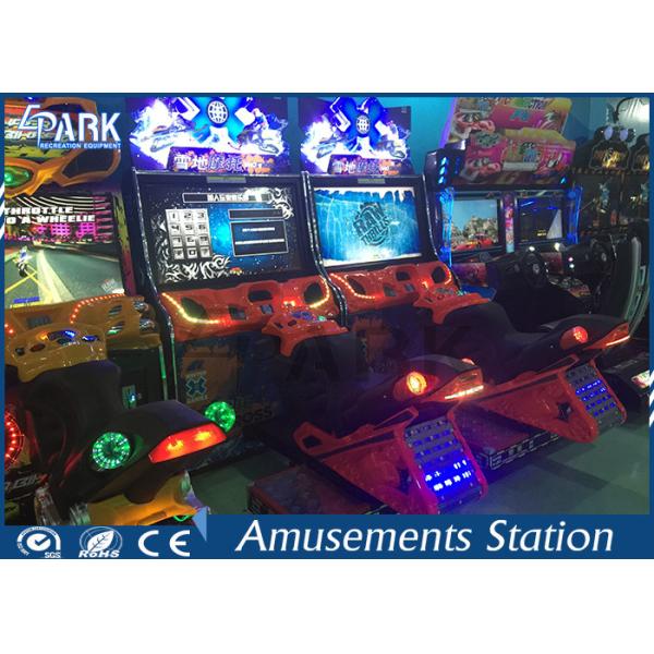 Indoor Electronic Equipment Snow Moto Racing Game Machine For Game Center