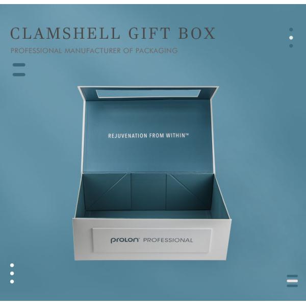 Сложенный отправитель подарочной коробки картона 1200g магнитный со стилем книги закрытия ленты