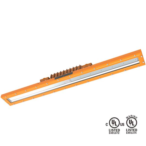 IP66 4ft linear Explosion Proof LED Strip Lighting Corrosion Resistance