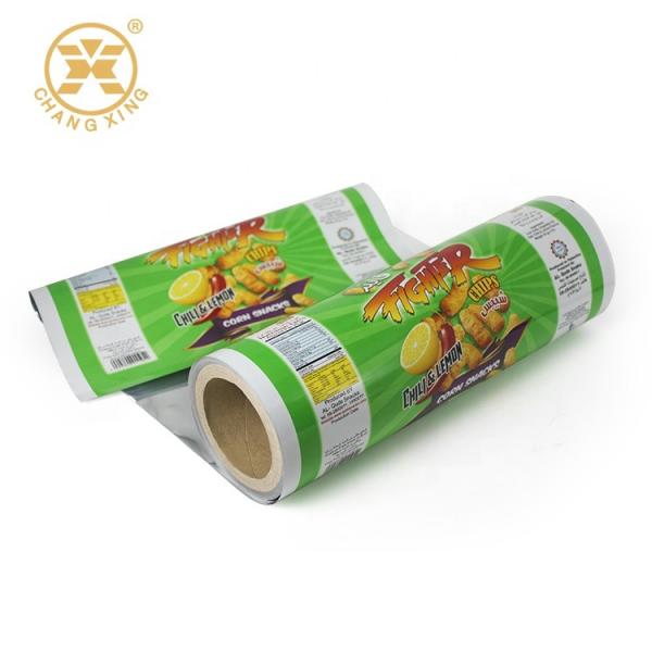 BRC Laminated Puffed Snack Packaging Bags Chocolate Biodegradable Films For Food Packaging