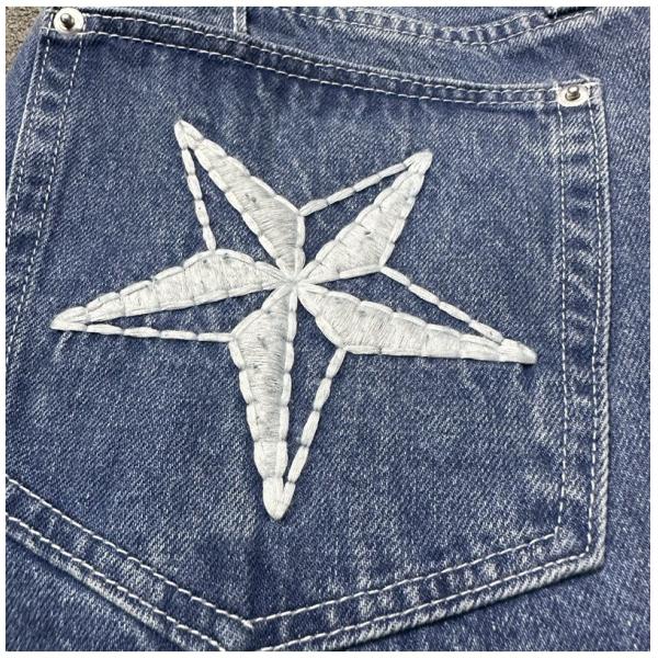 Men's Oversized Tracksuit Casual Custom Jacket Suit 2 Piece Sets with Denim Fabric