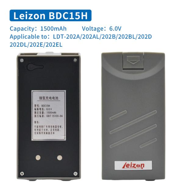 Batería para teodolito Leizon BDC15H de níquel-hidrógeno RUIDE/TiANYU BDC15L de litio