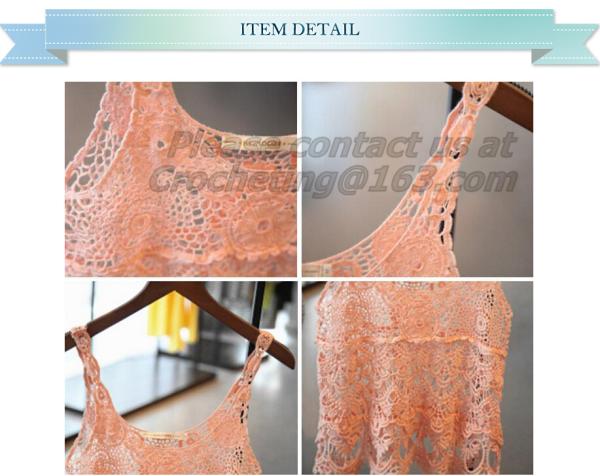 womens crochet tops feminino women hem tassel sexy tanks top croche new desigual knit vest