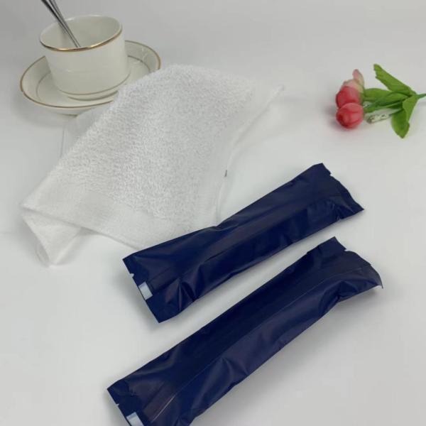 Лимон 100% хлопок устранимый душит полотенце Oshibori для ресторана