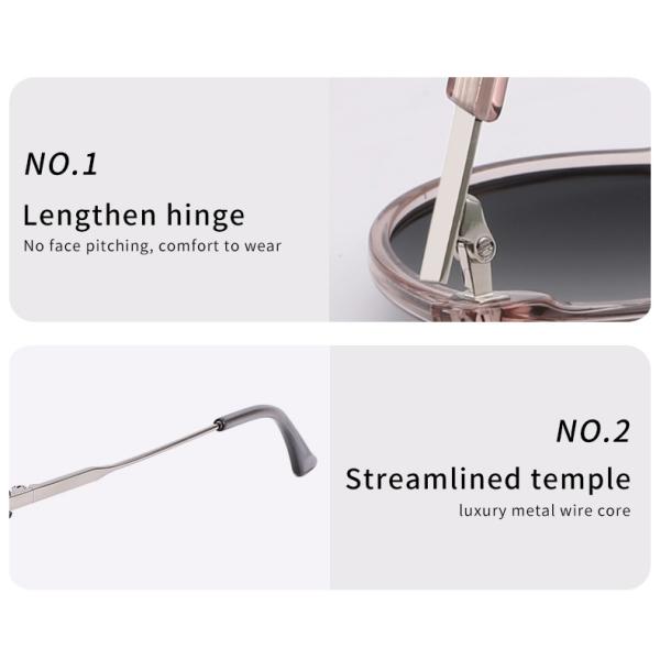 Рамка ацетата вокруг читая OEM предохранения от солнечных очков УЛЬТРАФИОЛЕТОВОГО с шарниром весны