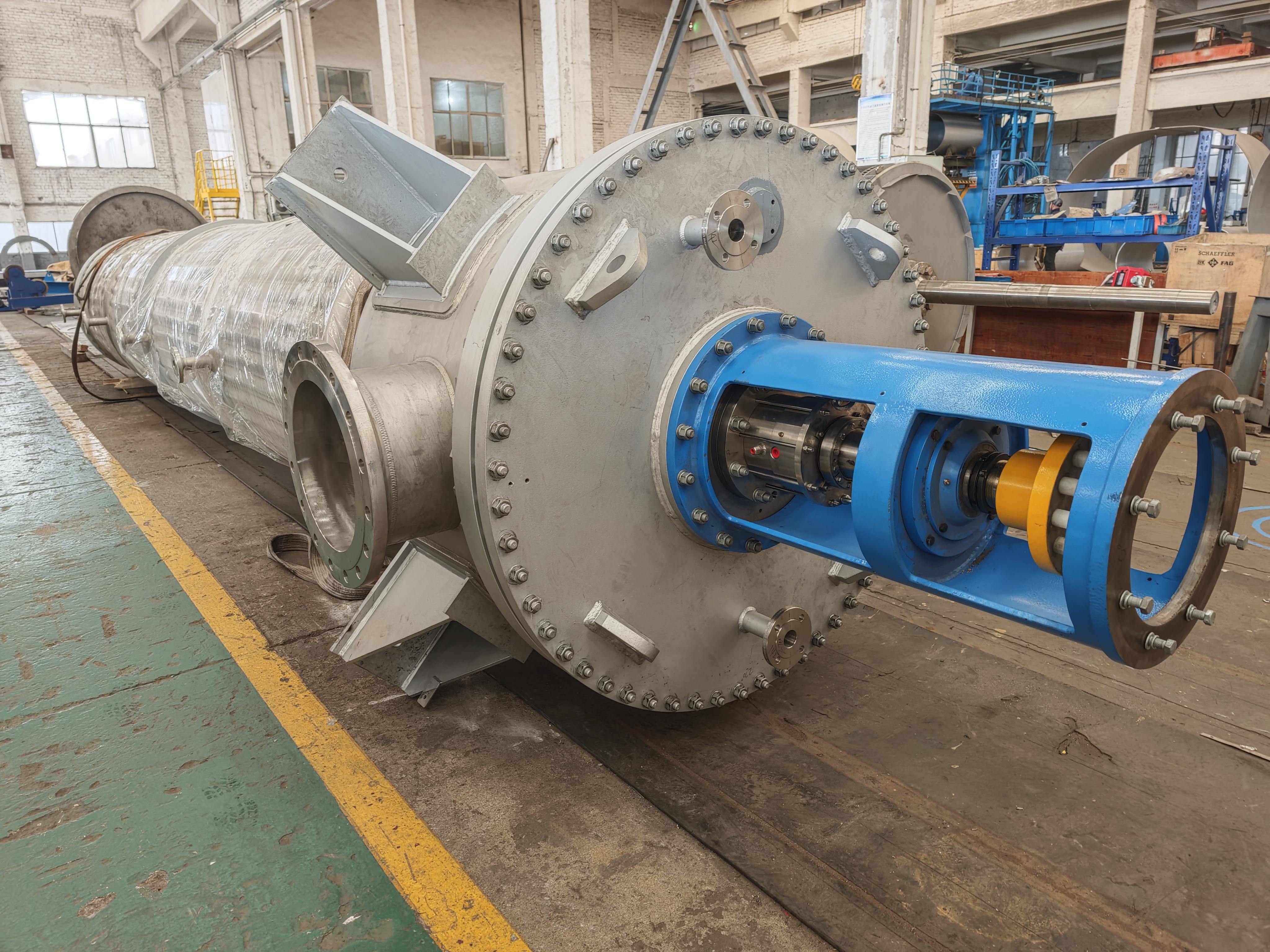 Vacuum Thin Film Evaporator Stainless Steel Food Beverage Biotechnology
