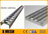 Commercial Heavy Duty Anti Slip Steel Metal Safety Grating With Grip Strut