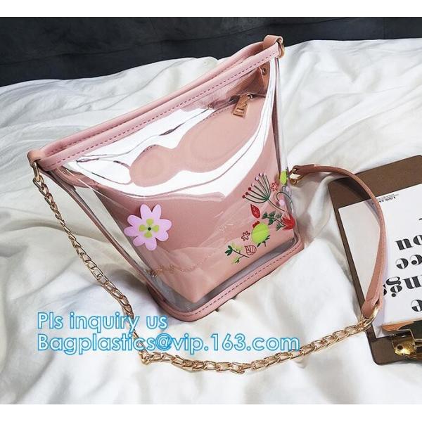 shopping bag plastic bag sizes standard promotional shoulder bag waterproof, Tote Bag Fashion Pvc beach bag, tote, handy