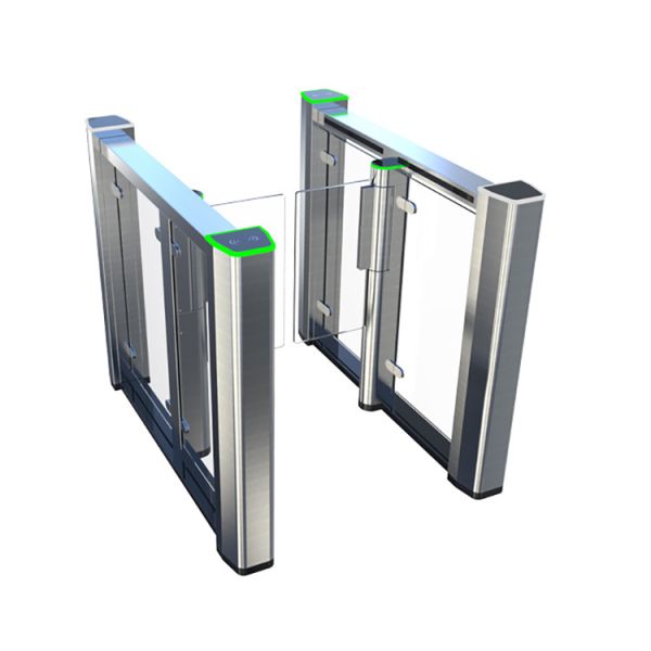 150mm Width IP45 Automatic Swing Arm Turnstile Gates with 5,000,000 Cycles MCBF for High-Speed Pedestrian Control