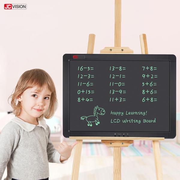 Планшет доски сочинительства LCD 30 дюймов портативный, доска объявлений LCD школы цифрового дисплея