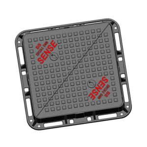 Твердого тела верхняя AX6060DT треугольника двойника крышки люка EN124 D400 система сбора сточных вод триангулярного городская