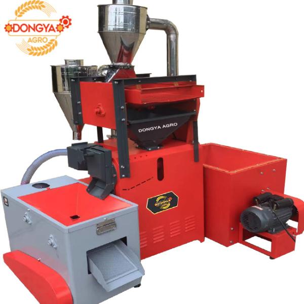 6-in-1 10HP Commercial Combined Rice Mill Machine 6N75-9FC21 650-700kg/h Multipurpose
