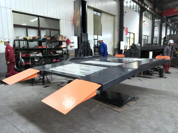 Single Post Parking Lift Hydraulic Pump Cylinder Ramps for Cars
